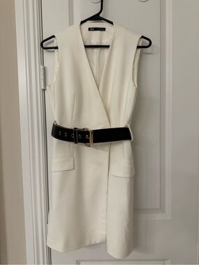Zara | Dresses | Zara Trf Denim Dress With Cut Outs | Poshmark